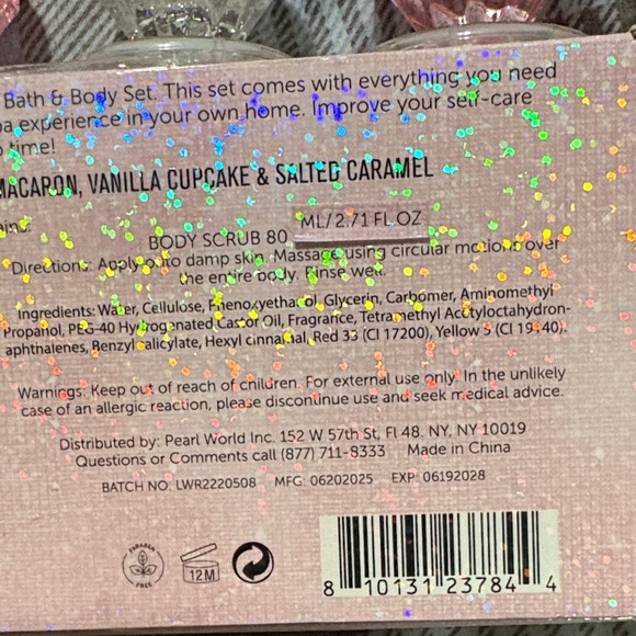 Spa Day Bath & Body Set - Pink and Gold - Picture 10 of 11